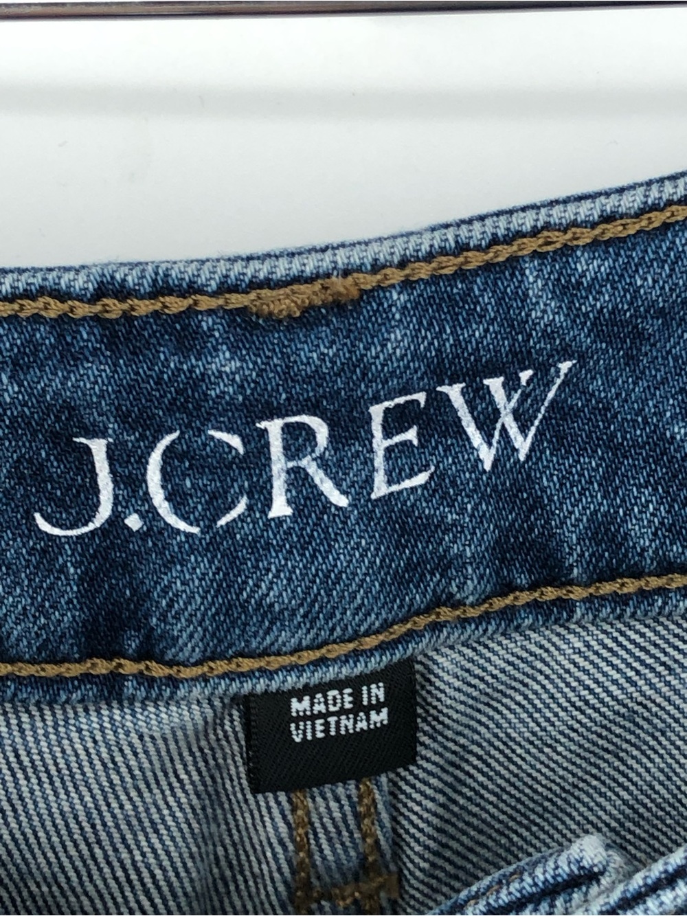 J.Crew '96 Low Rise Denim Trouser 0962 27x32 dark blue wide leg 27 women - Picture 5 of 12